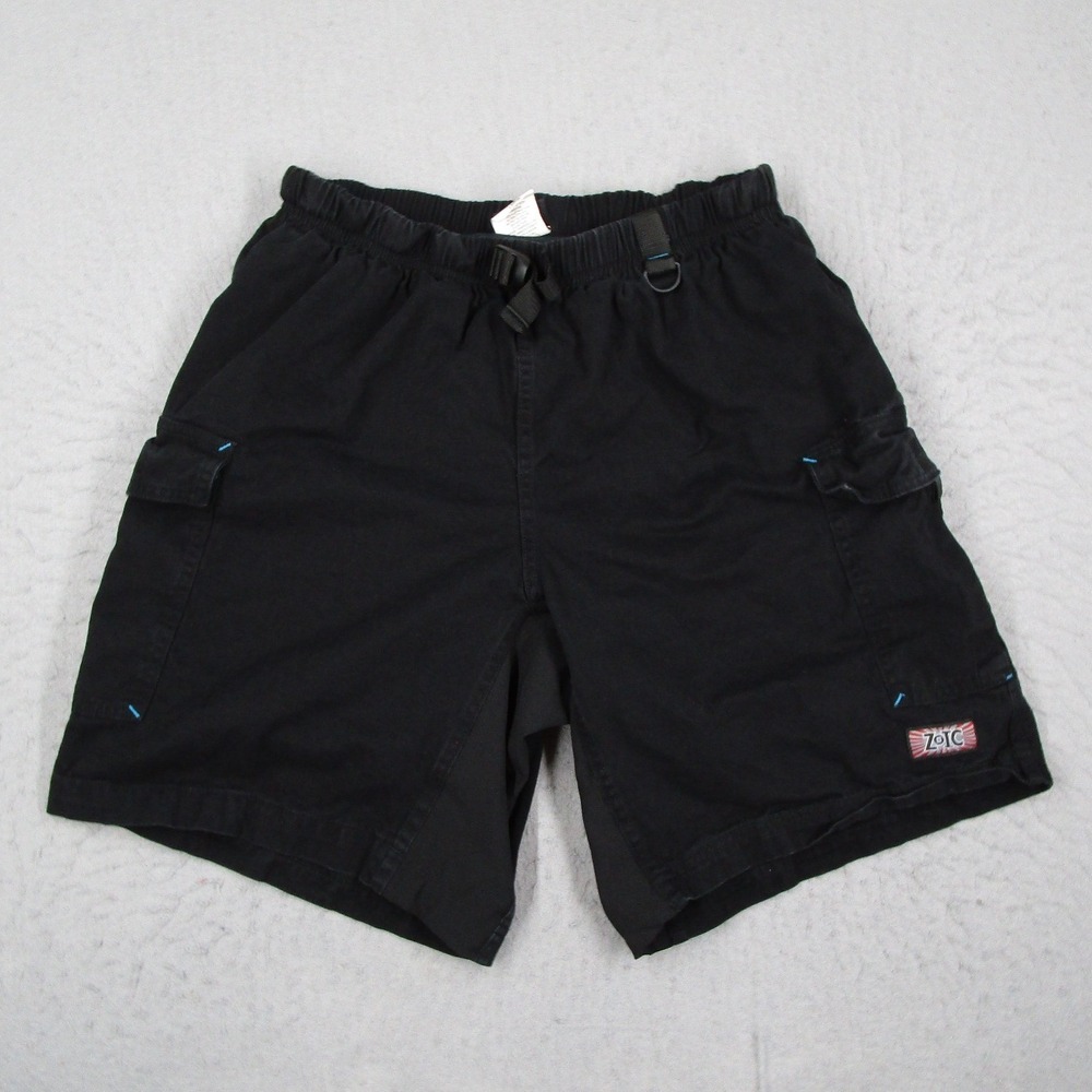 Zoic Vigor De Luxe Men Large Black Mountain Bike Shorts Padded Liner Made in USA